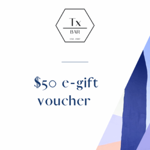 $50 Tx Bar Gift E-Voucher