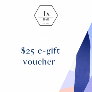 $25 Tx Bar Gift E-Voucher